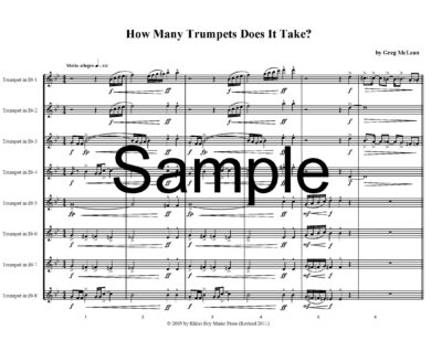 How Many Trumpets Does it Take? (8-part version)