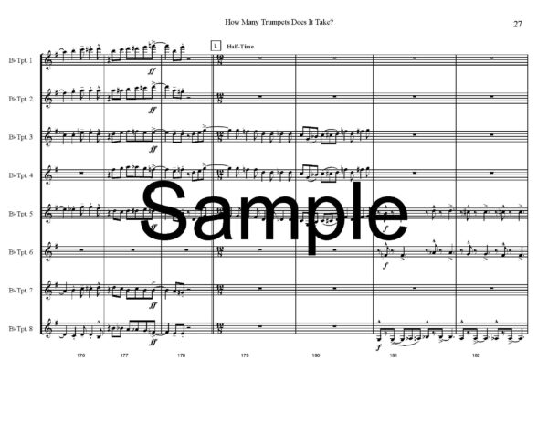 How Many Trumpets Does it Take? (8-part version) - Image 3