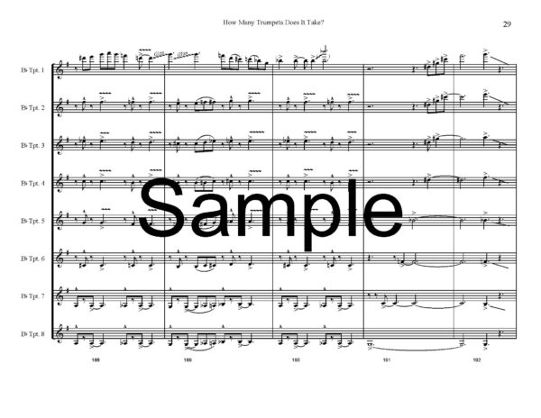 How Many Trumpets Does it Take? (8-part version) - Image 5