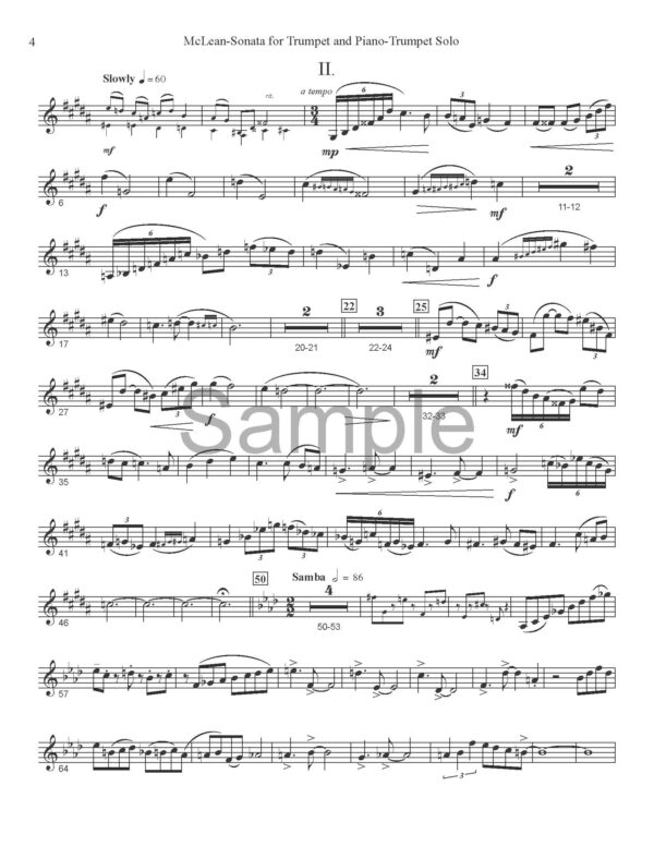 Sonata for Trumpet and Piano - Image 3