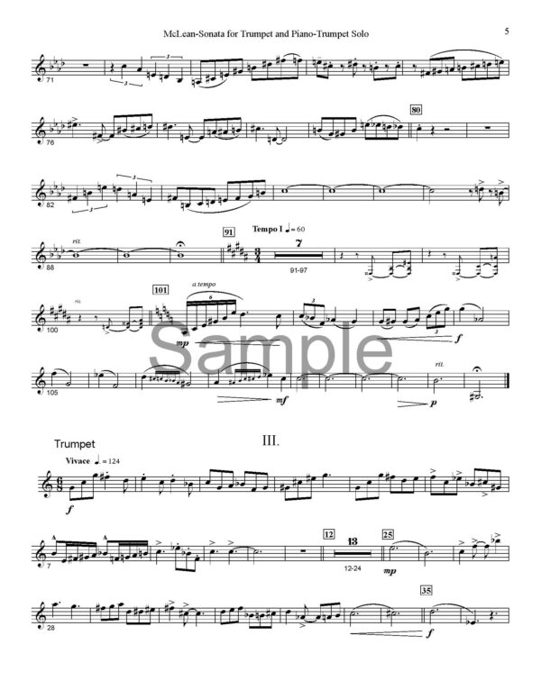 Sonata for Trumpet and Piano - Image 4