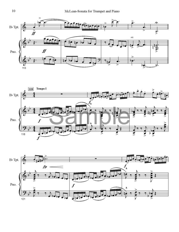 Sonata for Trumpet and Piano - Image 8