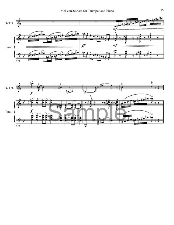 Sonata for Trumpet and Piano - Image 9