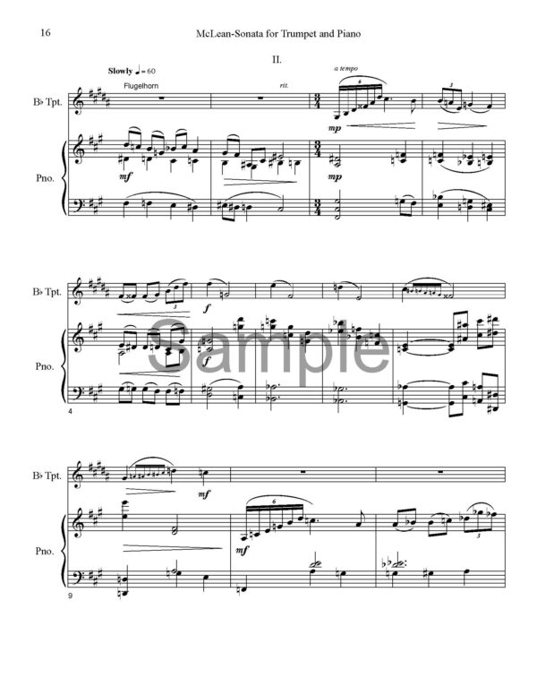 Sonata for Trumpet and Piano - Image 10