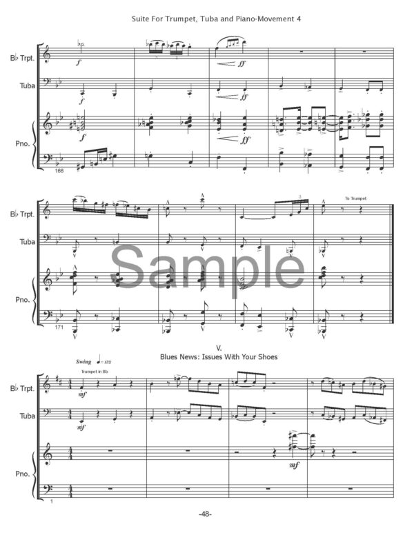 Suite for Trumpet, Tuba and Piano - Image 14