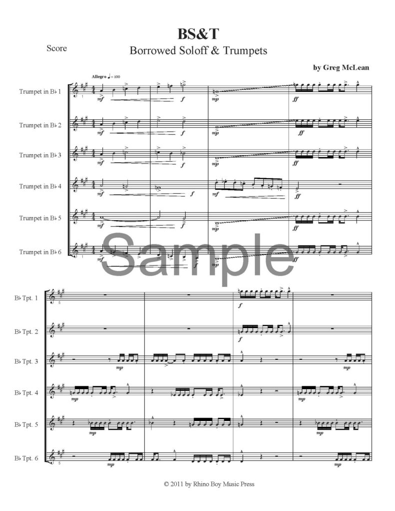 BS&T (6-part, Bb trumpet)