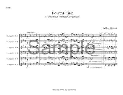 Fourths Field (6-part, Bb trumpets)