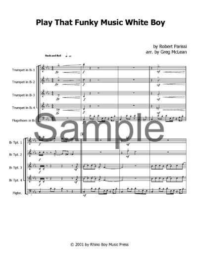 McLean-Play That Funky Music-score