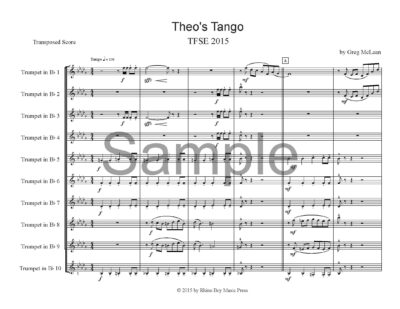 Theo's Tango (10-part Bb)