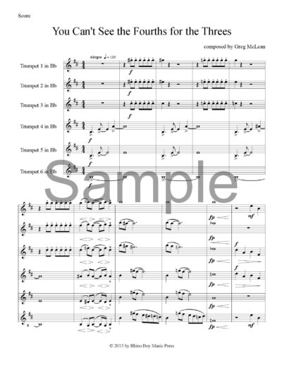 Third's Time the Charm (5-part, Bb trumpets)