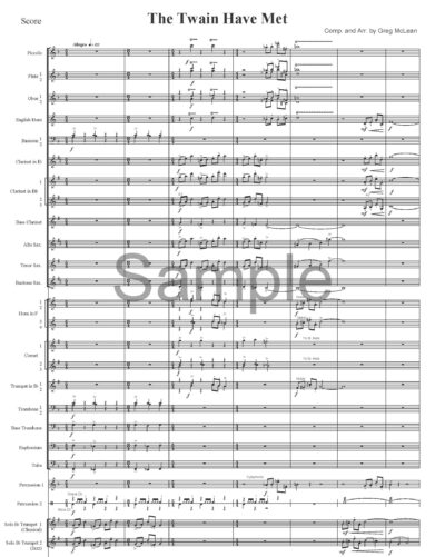 The Twain Have Met-Wind Ensemble version